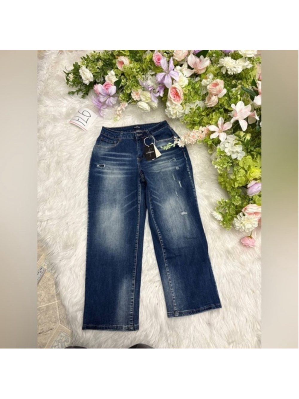 Flamingals Baggy jeans size M straight leg trendy FL6 78